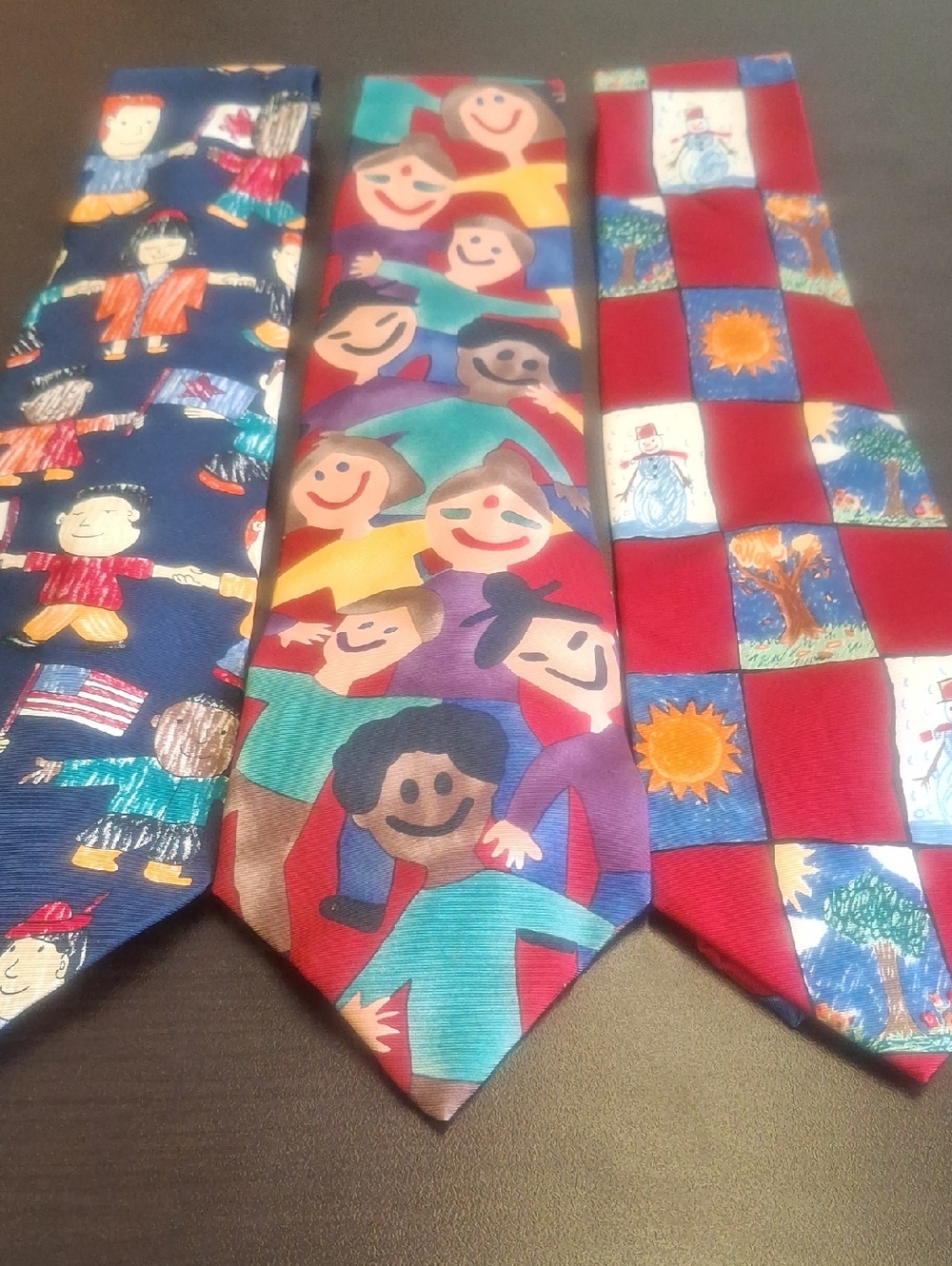 Save The Children Necktie Bundle Multicolor Fun Patterns